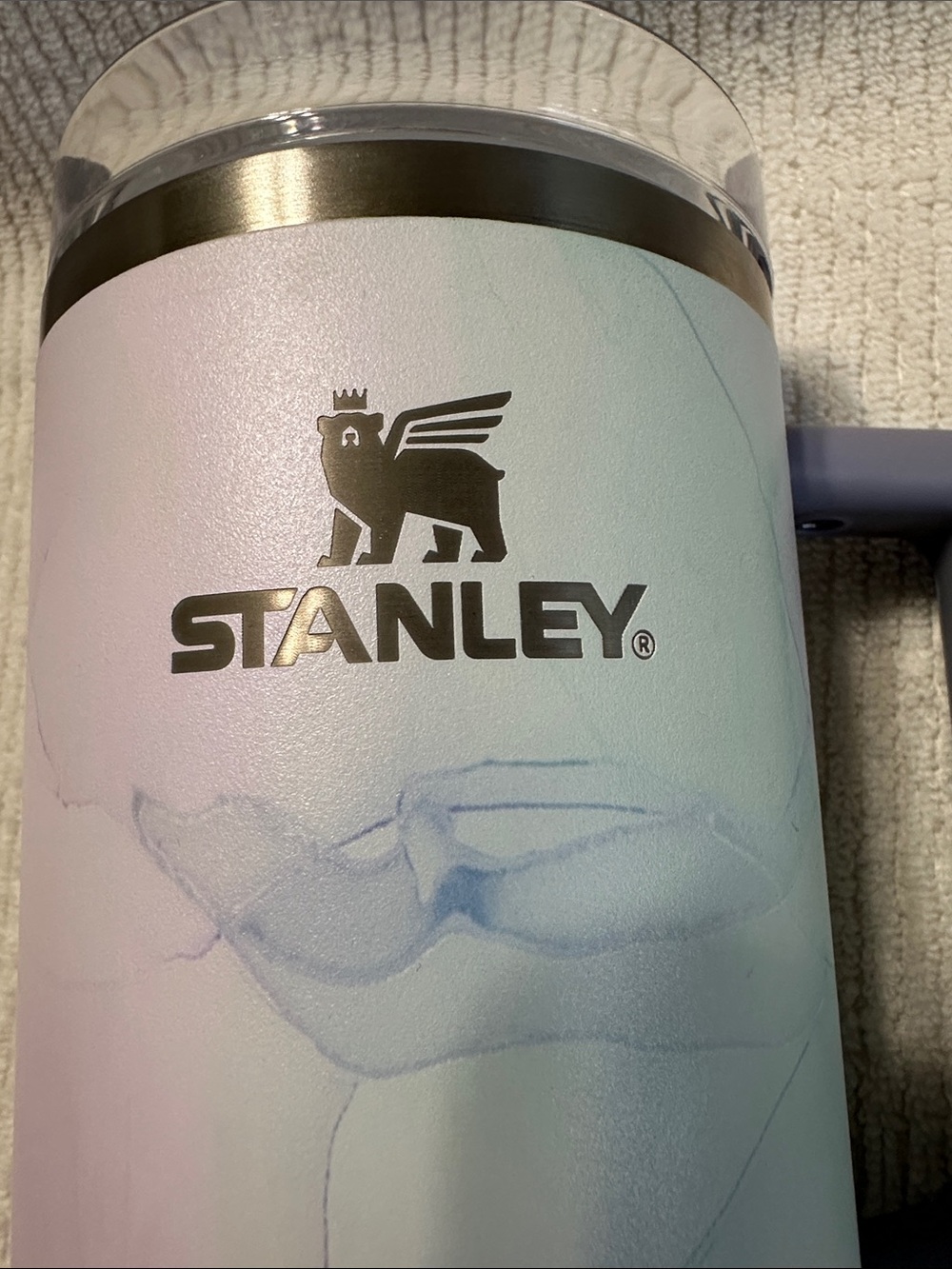 Stanley Marble-Effect Tumbler in Lavender and Pale Blue